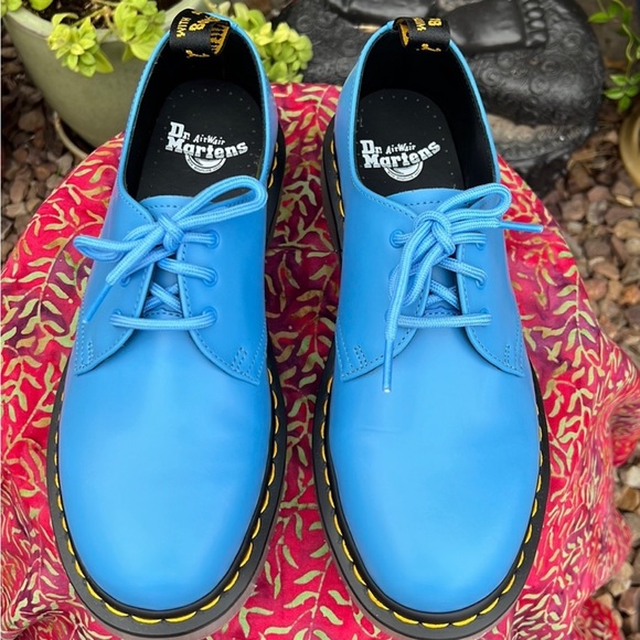 New Dr. Martens 1461 Blue Ice Translucent Sole Oxfords main image 6